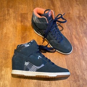 Nike Wedge Dunk Sky Hi Print 'Armory Navy'